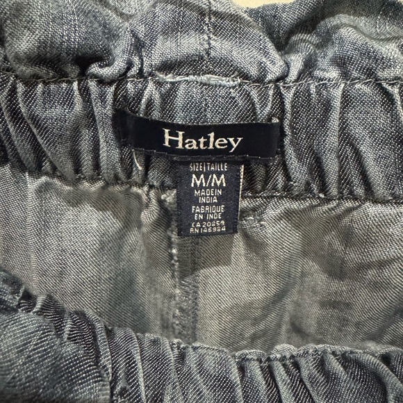 HATLEY Cassie High Waist Denim Blue Shorts (M) - Picture 5 of 6